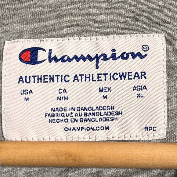 Champion Turquoise Green Men's Hoodie Size M - Picture 4 of 6